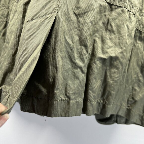 Chicos Women's Vest Size Large Solid Green Pockets Open Sleeveless Lightweight - Picture 4 of 6